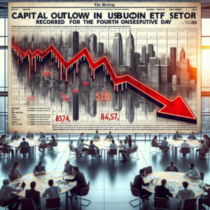 В секторе биткоин-ETF в США зафиксировали отток капитала четвертый день подряд